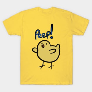 Yellow Chick Peep T-Shirt